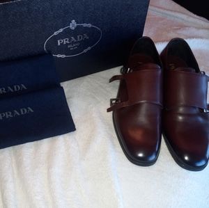 Prada Men Monkstrap Shoes 7UK